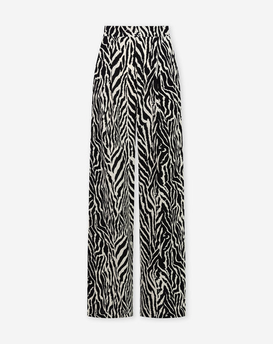 JULIE ZEBRA PANTALON TALL ZAND