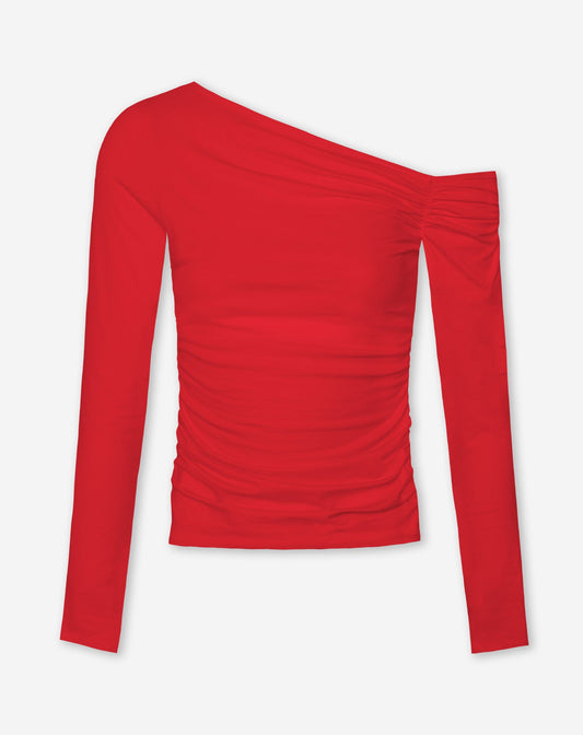 TAMAR OFF SHOULDER RUCHED TOP ROOD