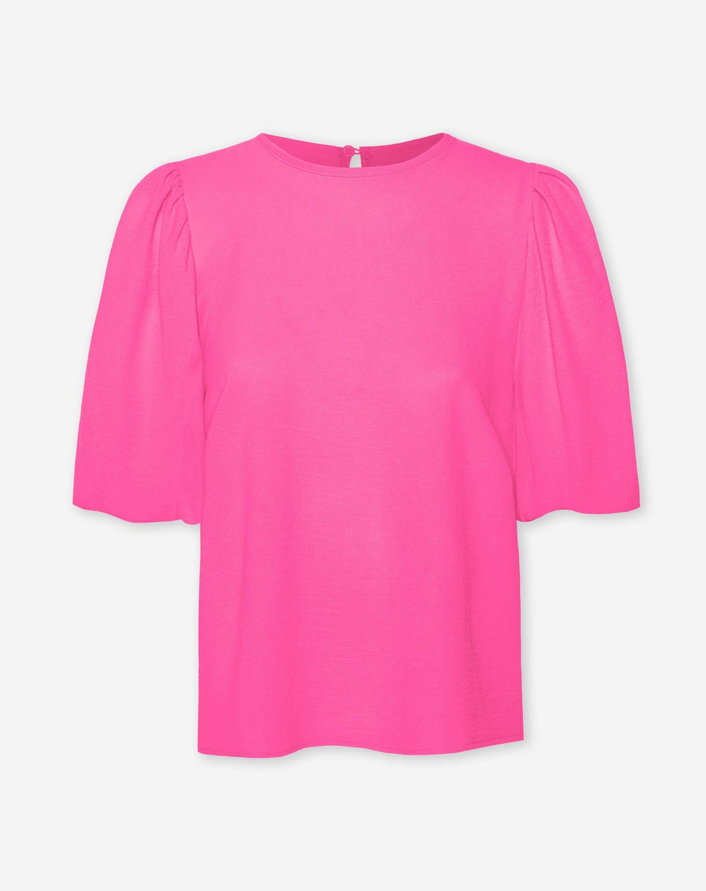 JULIE PUFF SLEEVE TOP ROZE