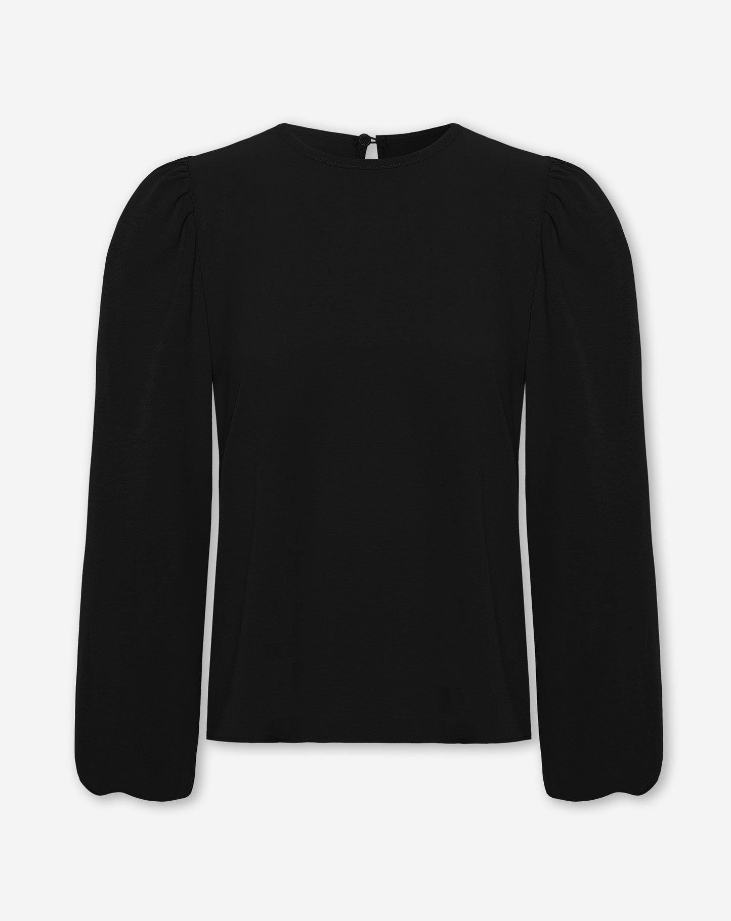 JULIE PUFF LONG SLEEVE TOP ZWART