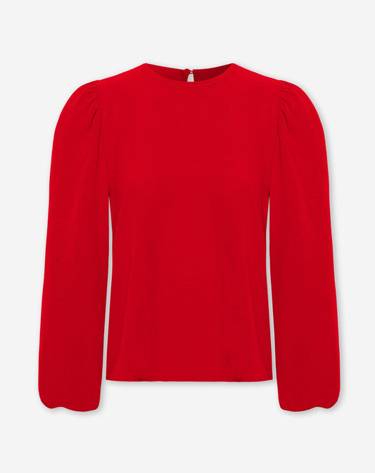 JULIE PUFF LONG SLEEVE TOP ROOD