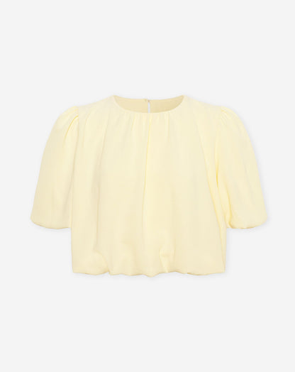JULIE BUBBLE HEM TOP BOTERGEEL