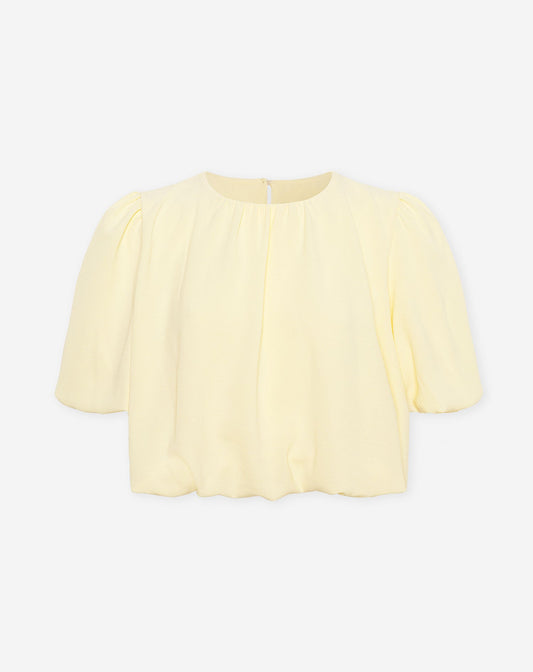 JULIE BUBBLE HEM TOP BOTERGEEL