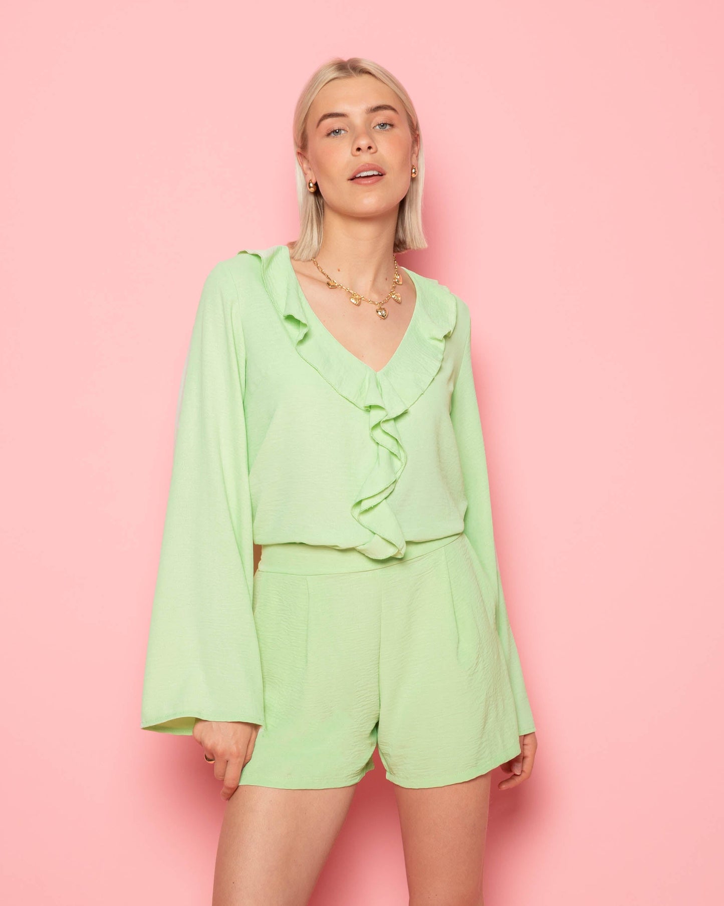 JULIE SHORTS PISTACHE