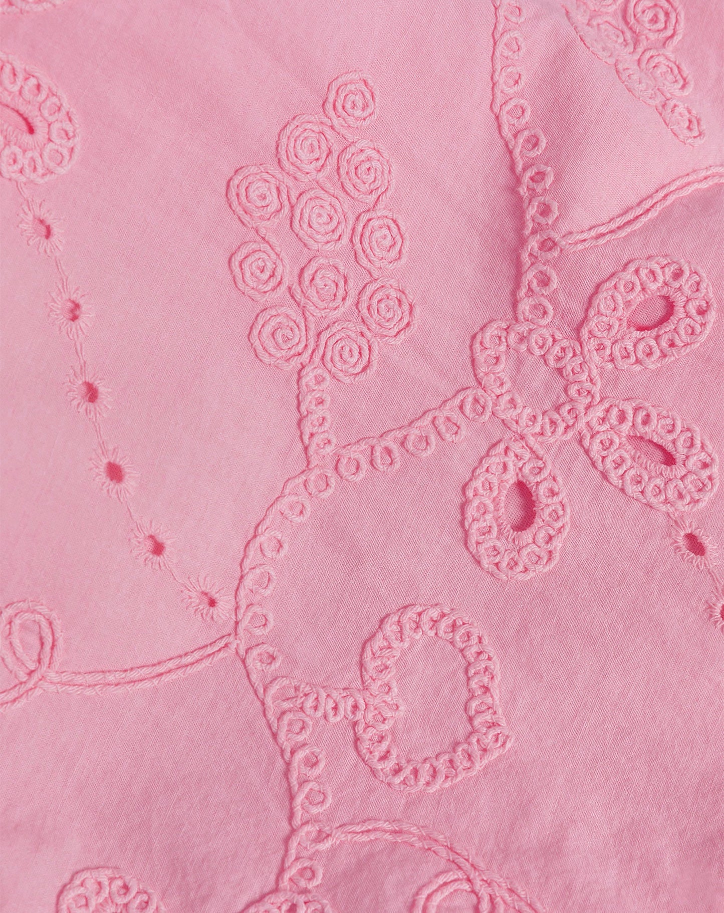 MANOU BRODERIE CAMI DRESS ROZE
