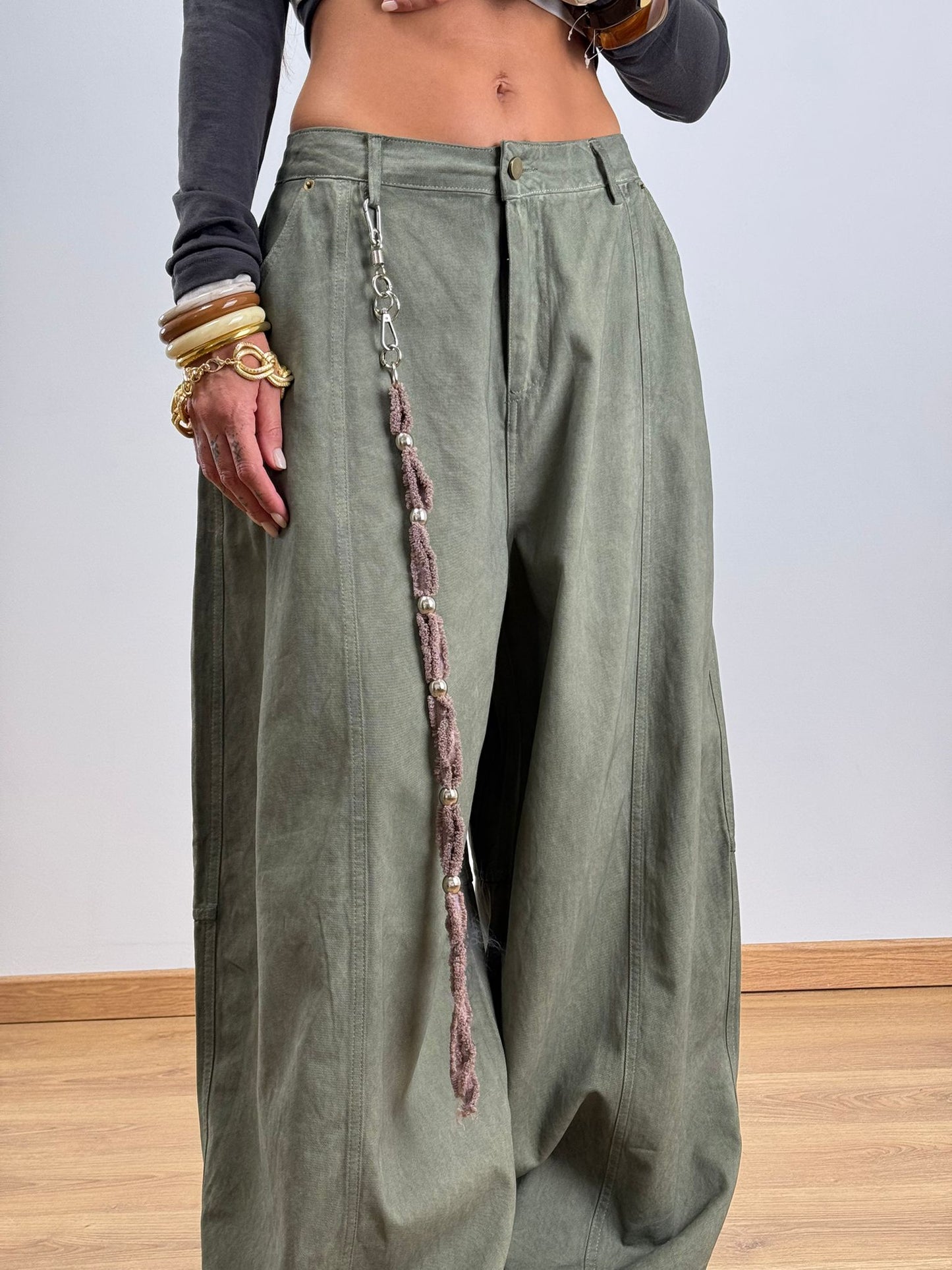 Pantalone SUPER OVER GREEN 43802