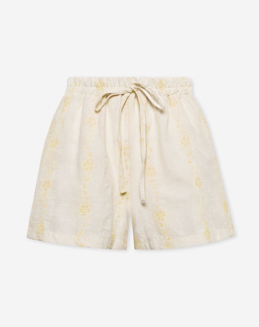 FLOWER COTTON SHORTS BOTERGEEL