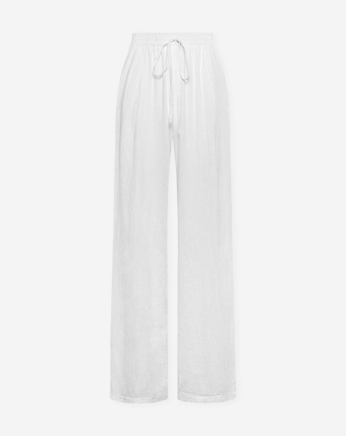 CARMEN LINEN WIDE LEG PANTS TALL WIT