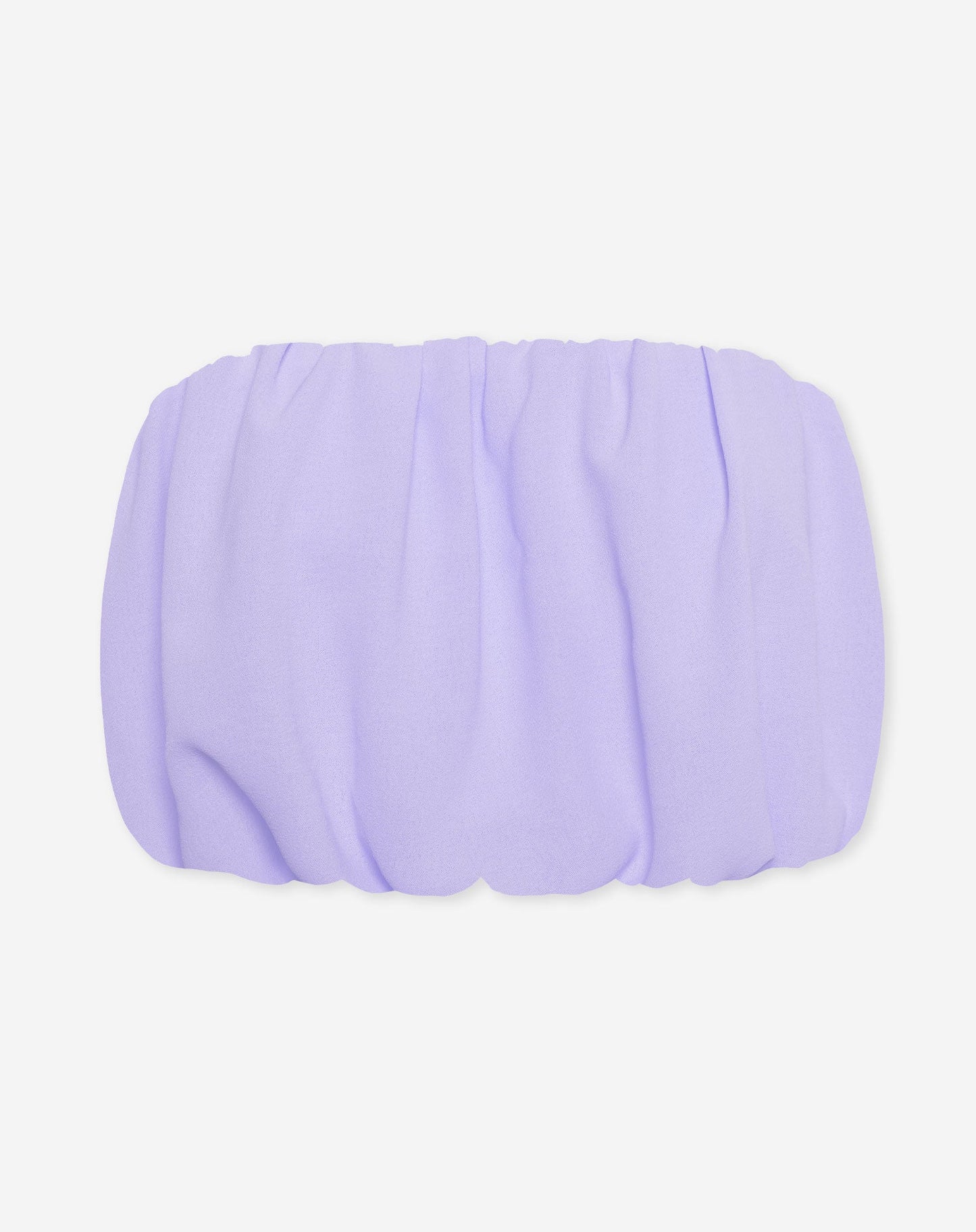 JULIE BUBBLE HEM BANDEAU TOP LILA