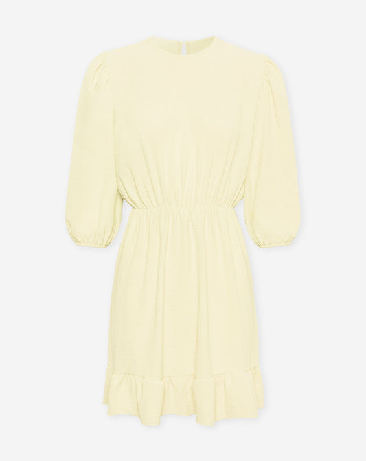 JULIE PUFF SLEEVE RUFFLE DRESS BOTERGEEL