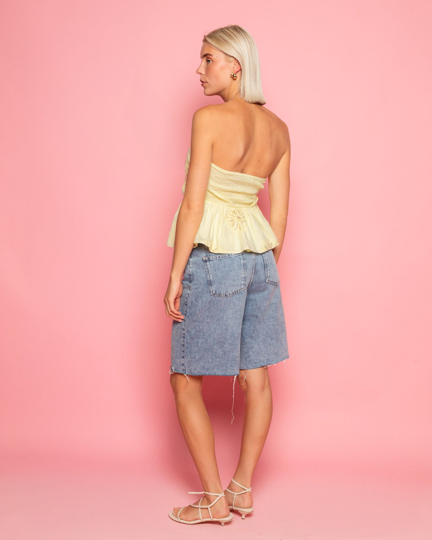 JODIE FLOWER PEPLUM TOP BOTERGEEL