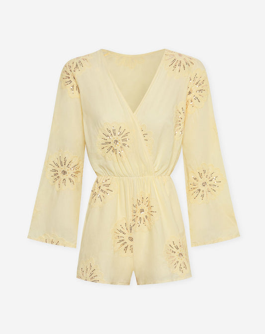 JODIE FLOWER PLAYSUIT BOTERGEEL