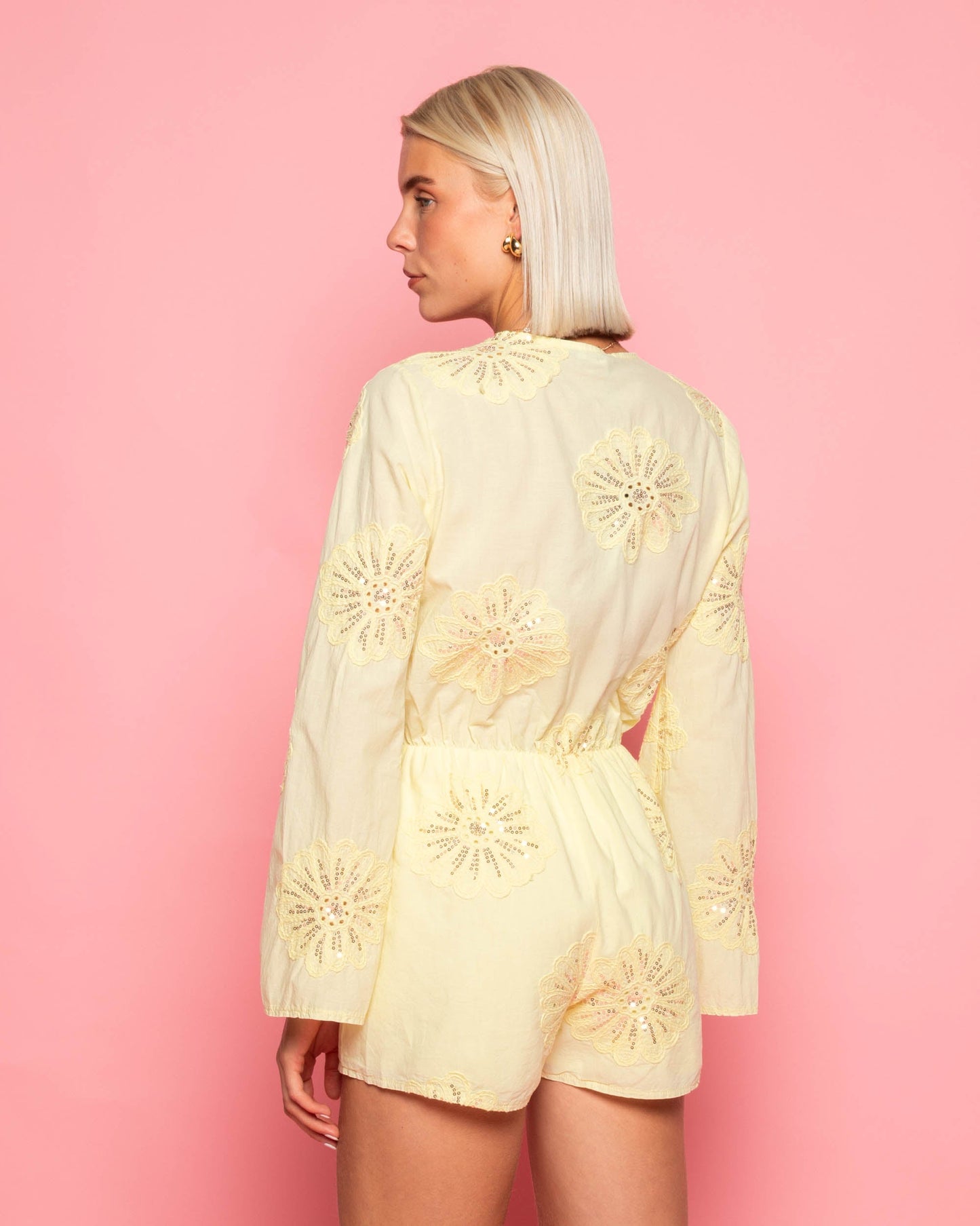 JODIE FLOWER PLAYSUIT BOTERGEEL