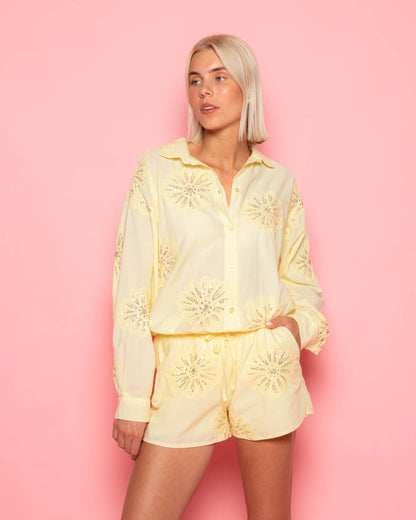 JODIE FLOWER SHORTS BOTERGEEL