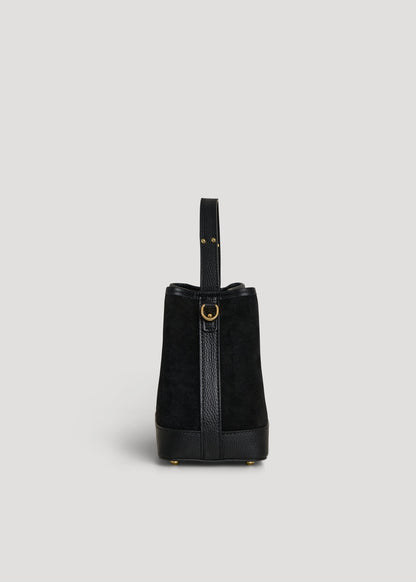 Borsa Kendy in Camoscio e Pelle Nera