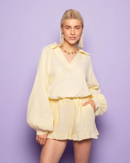 MOUSSELINE SHORTS BOTERGEEL