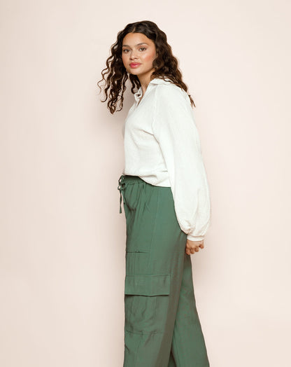 MOUSSELINE BLOUSE CRÈME