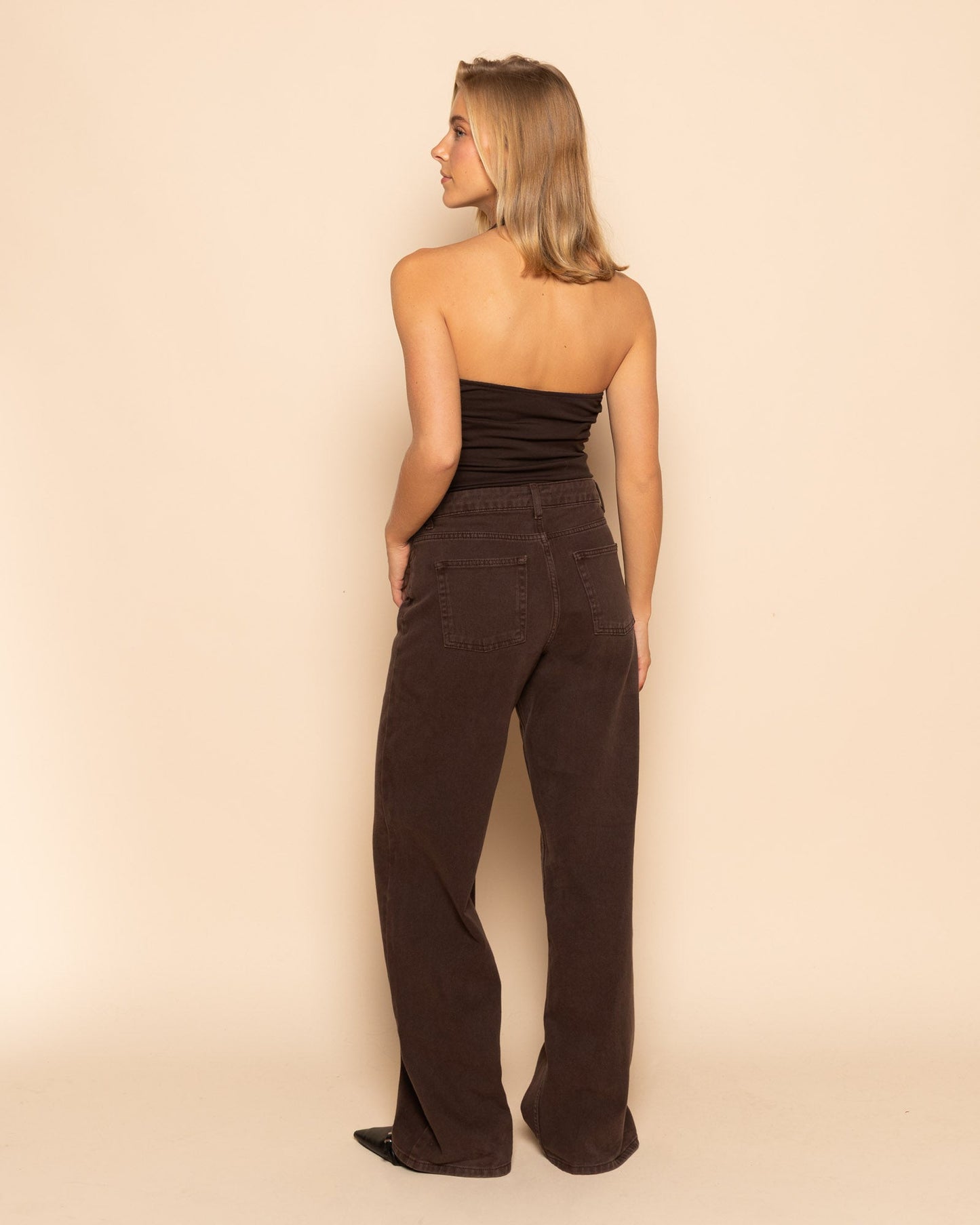 LYNN WIDE LEG JEANS BRUIN