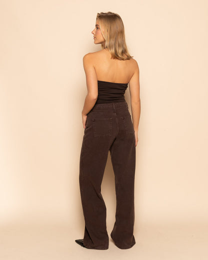 LYNN WIDE LEG JEANS BRUIN