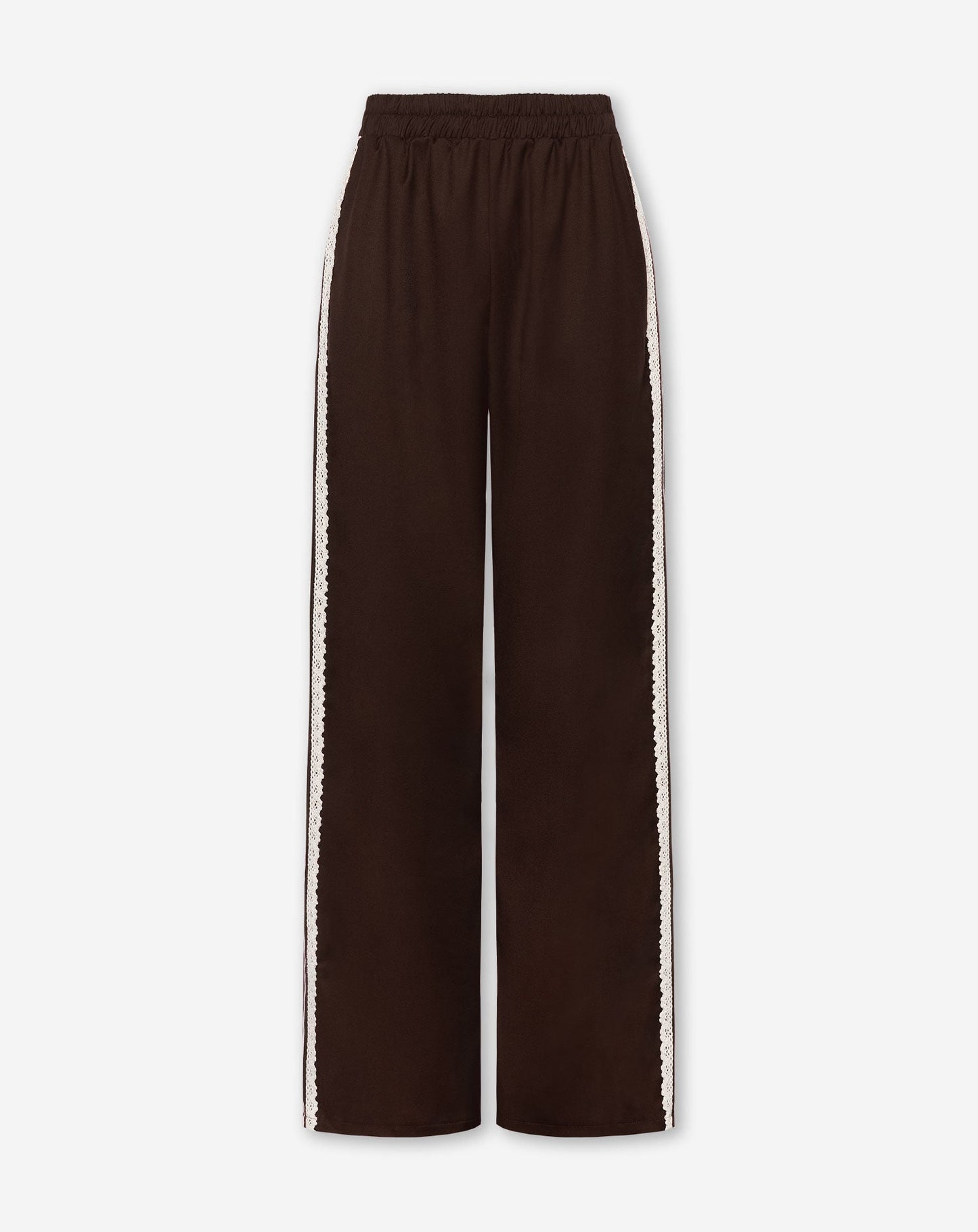 CROCHET TAPE PANTALON BRUIN