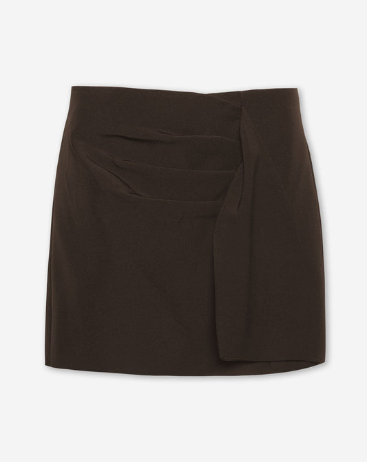 ELSIE FLAP SKORT BRUIN