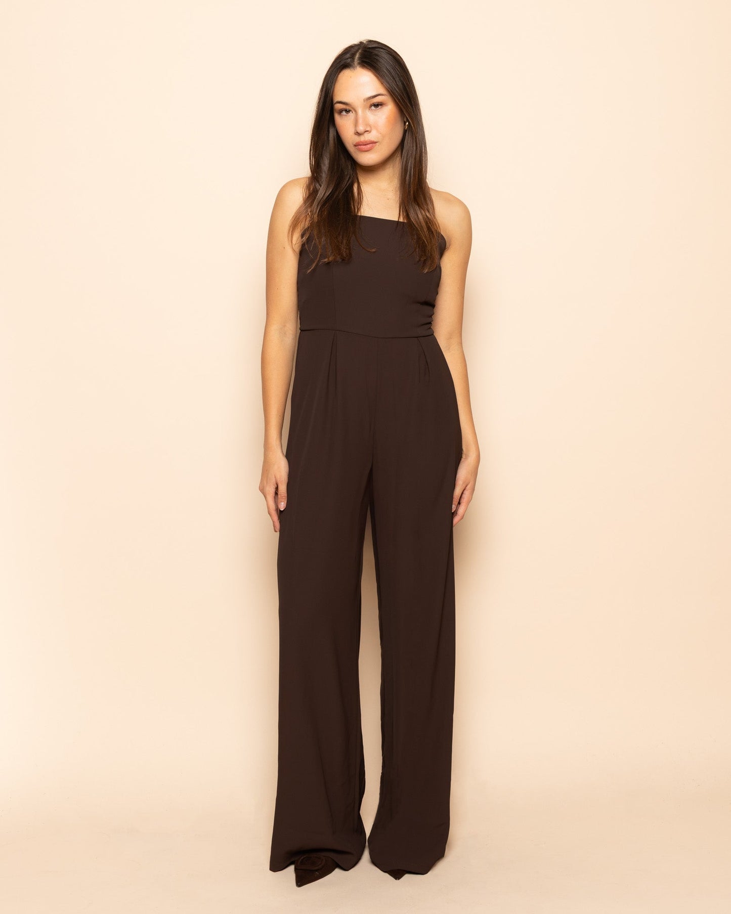ISA STRAPLESS JUMPSUIT BRUIN