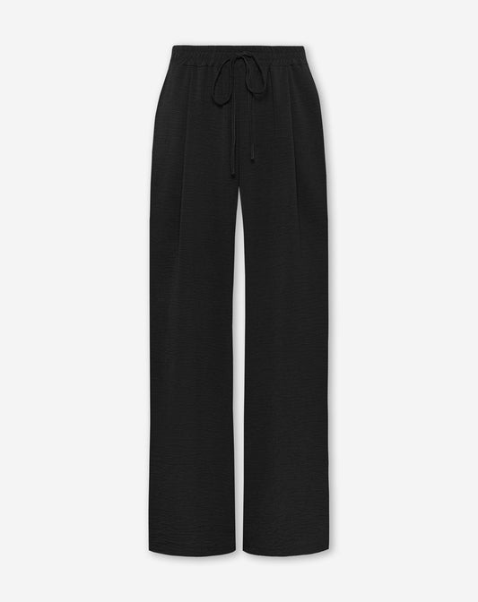 JULIE WIDE LEG PANTALON PETITE ZWART