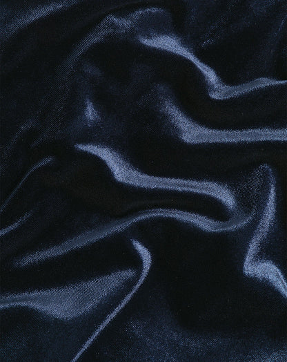 JULIE VELVET PANTALON PETITE MARINEBLAUW