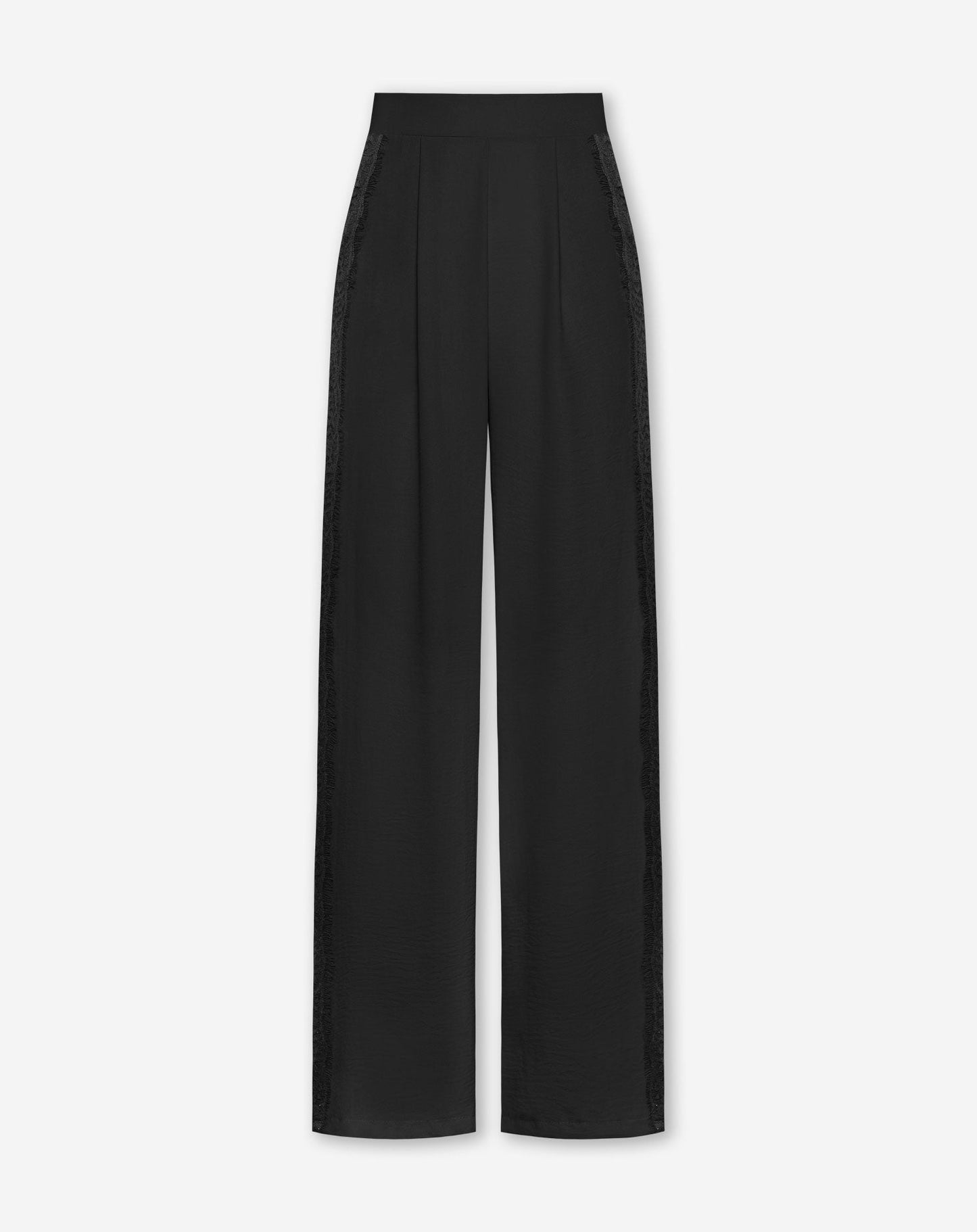 JULIE LACE TAPE PANTALON ZWART