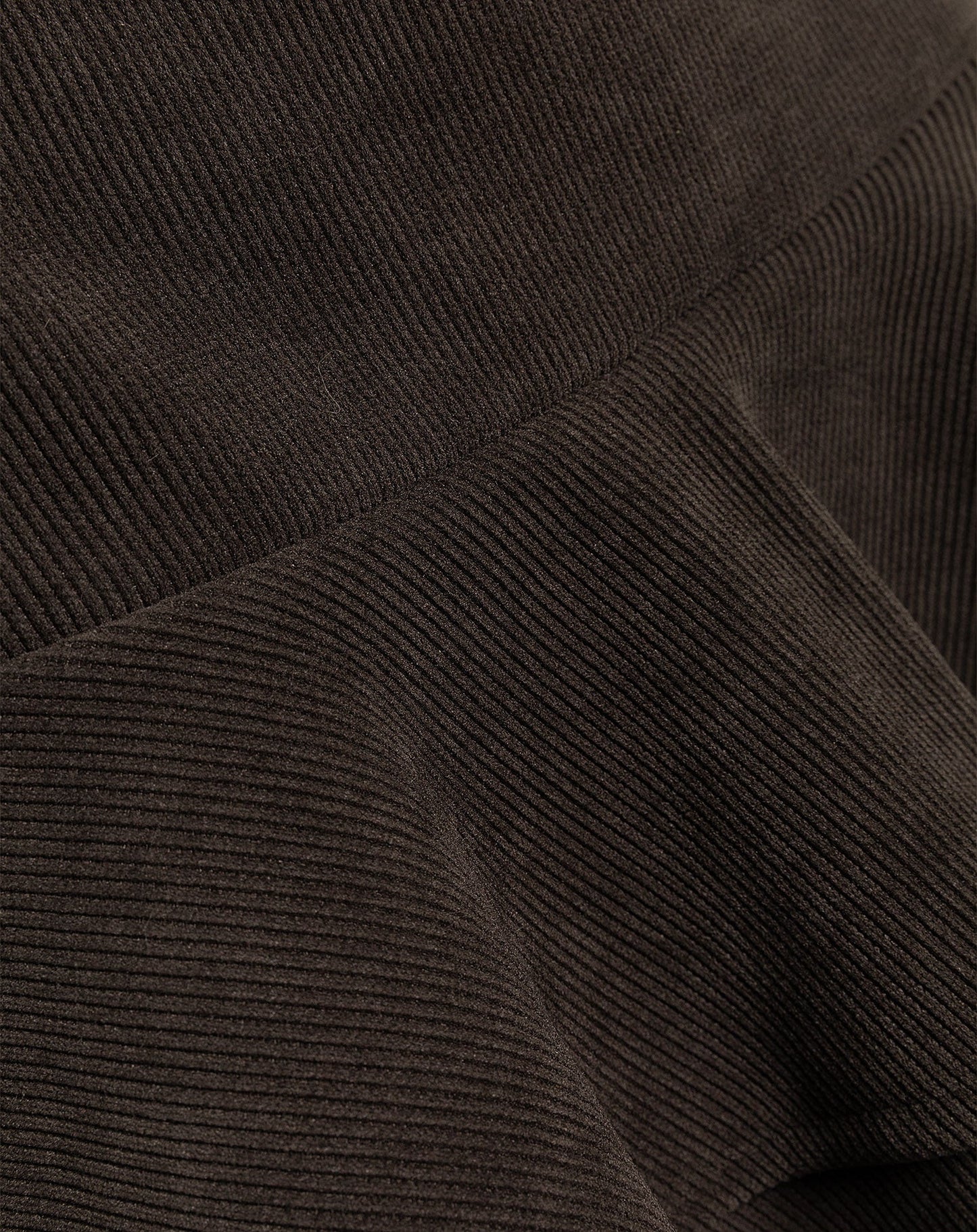 CORDUROY RUFFLE SKIRT BRUIN