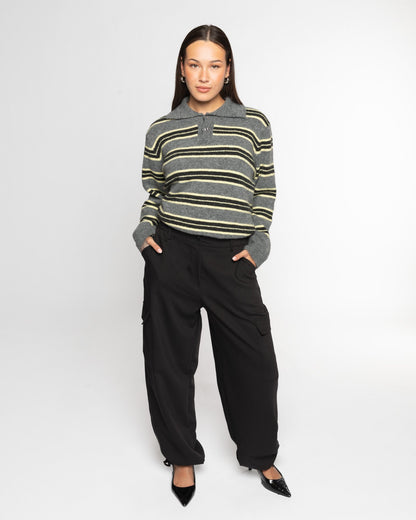 CARGO PANTALON TALL ZWART