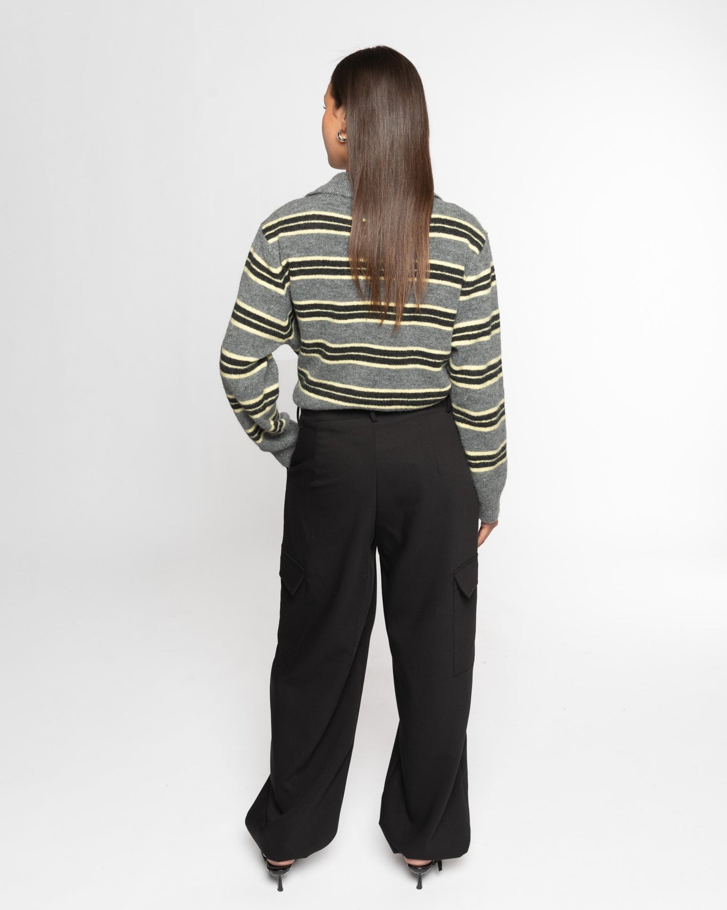CARGO PANTALON TALL ZWART