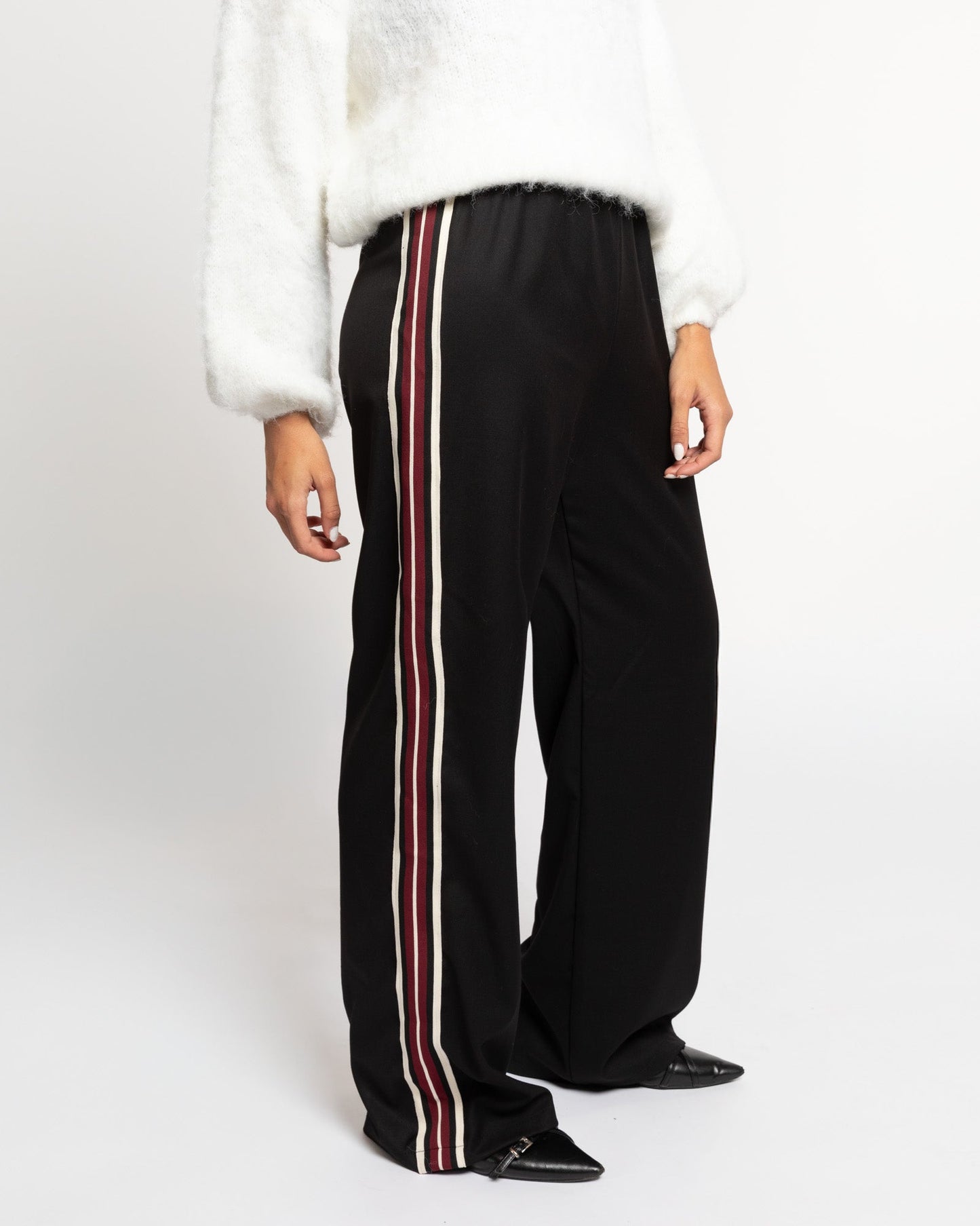 JUUL STRIPE TAPE PANTALON ZWART