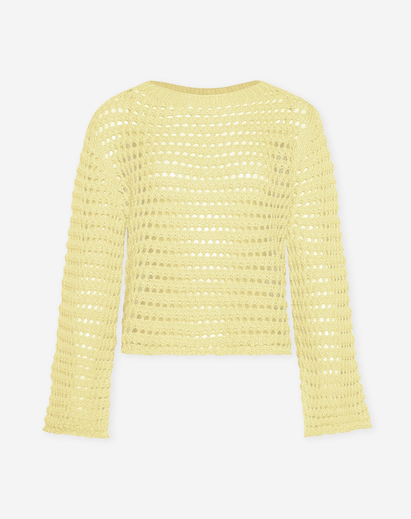 CROCHET KNIT TOP BOTERGEEL
