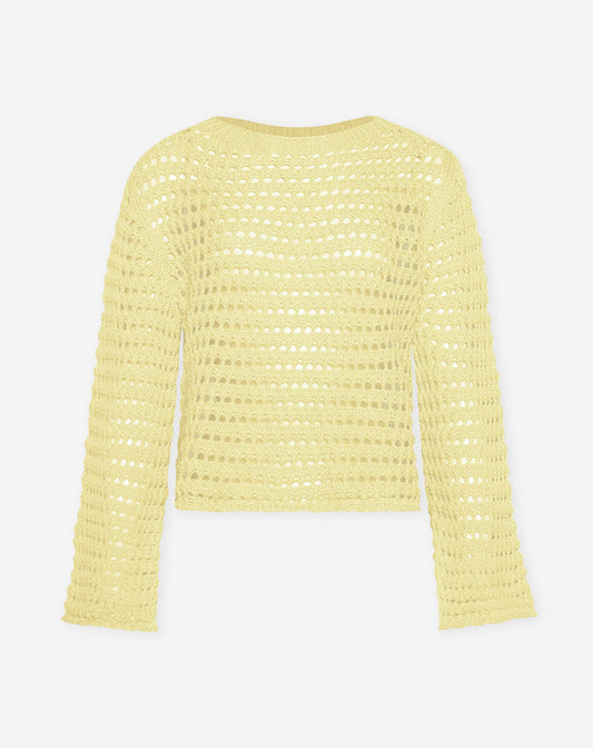 CROCHET KNIT TOP BOTERGEEL