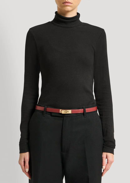 Set Eleganza Decisa | Mayfair in pelle Borgogna