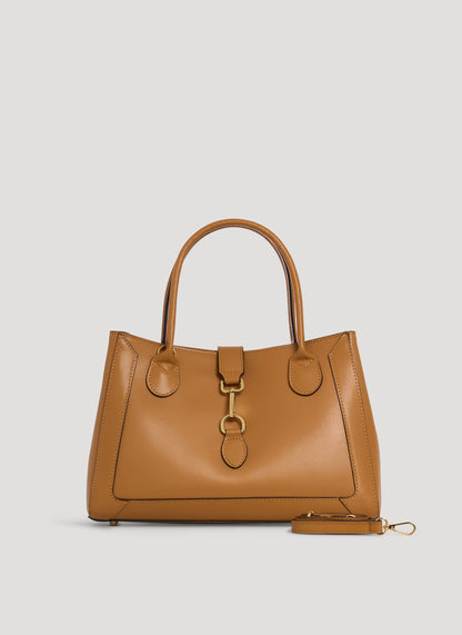 Borsa Chloe micro in pelle spazzolata Cuoio