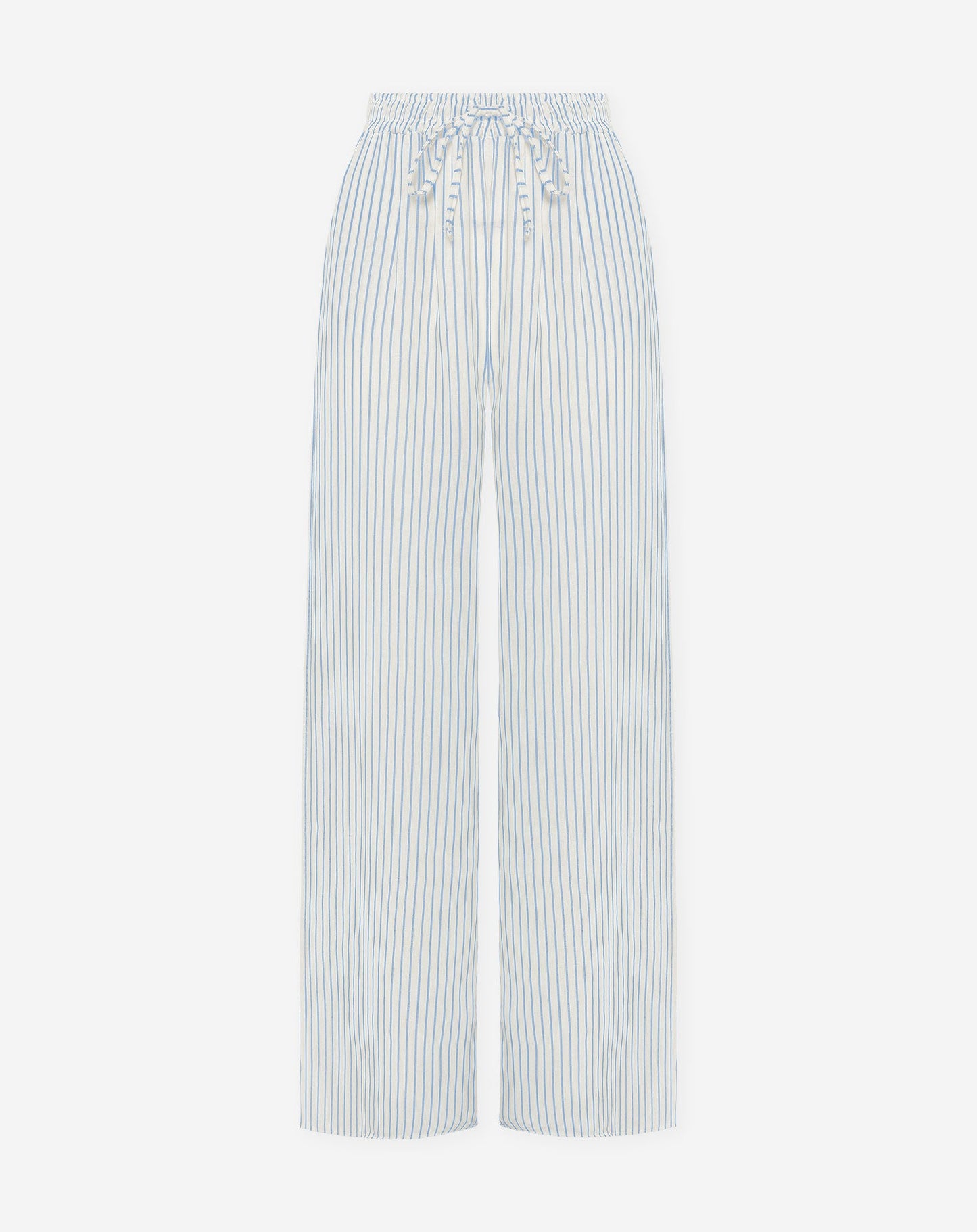 CLARA STRIPE PANTALON PETITE LICHTBLAUW