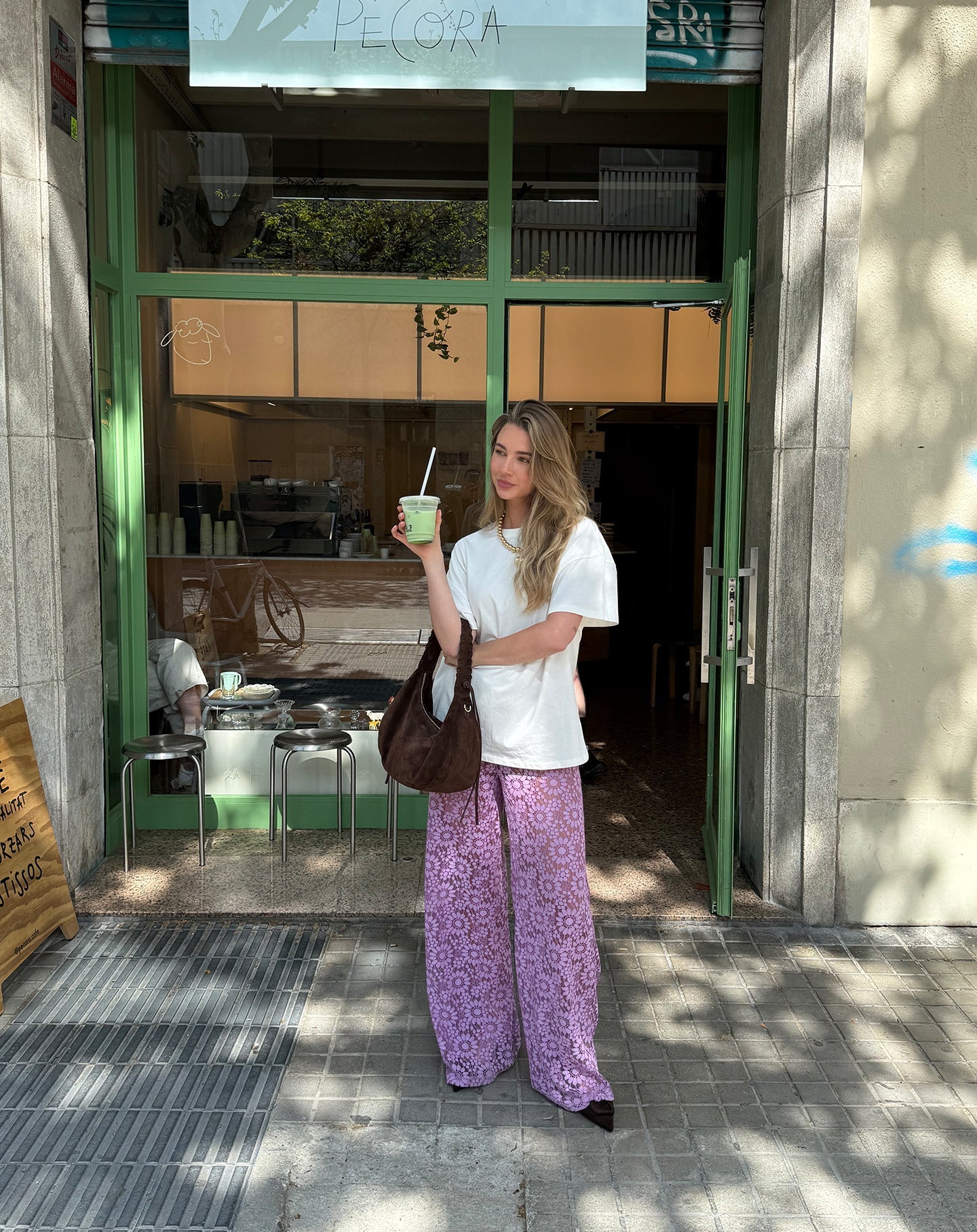 HOLLY LACE PANTS  LILA