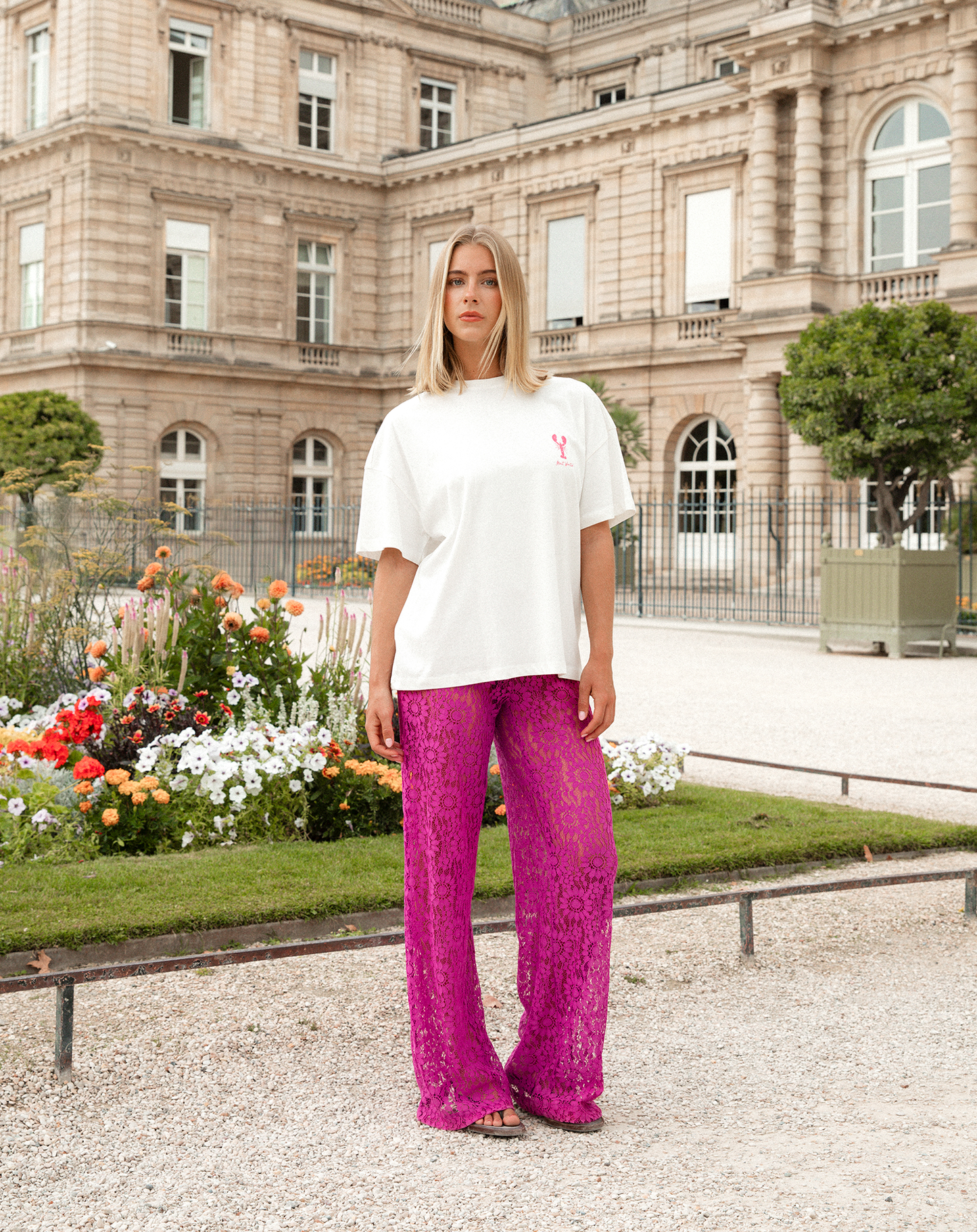 FISH MARKET OVERSIZED TEE CRÈME