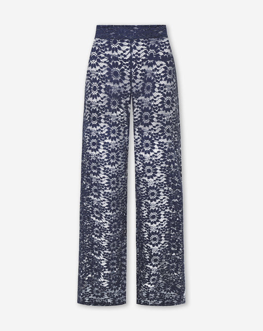 HOLLY LACE PANTS MARINEBLAUW