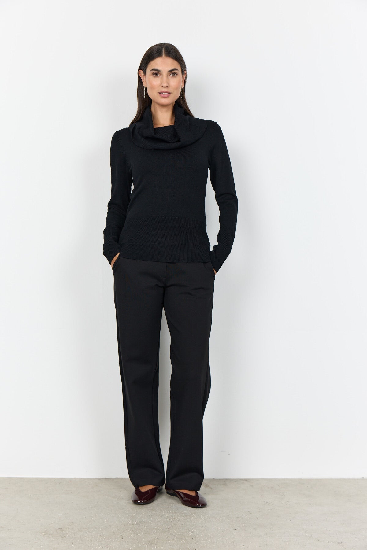 Chiara™ – Jersey de Cuello Alto de Punto