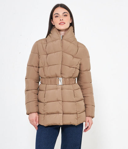 CHAQUETA ACOLCHADA MEDIO LARGA