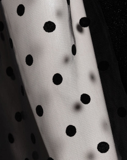 ROSE DOTS PLAYSUIT ZWART