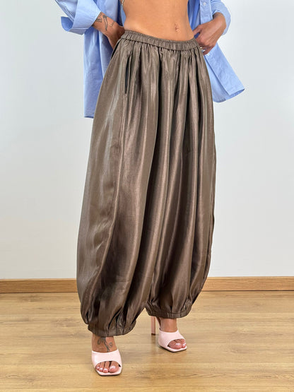 Pantalone MAXI PALLONCINO MARRONE 41800