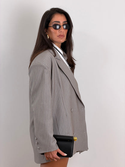 Blazer Grigio Gessato V13571