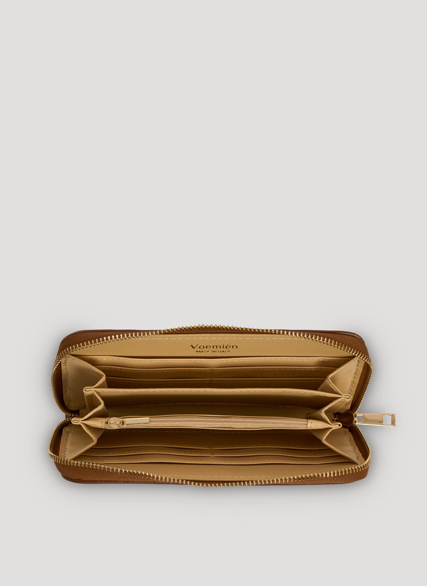 Portafoglio Voemièn Grande in Pelle Togo Cuoio
