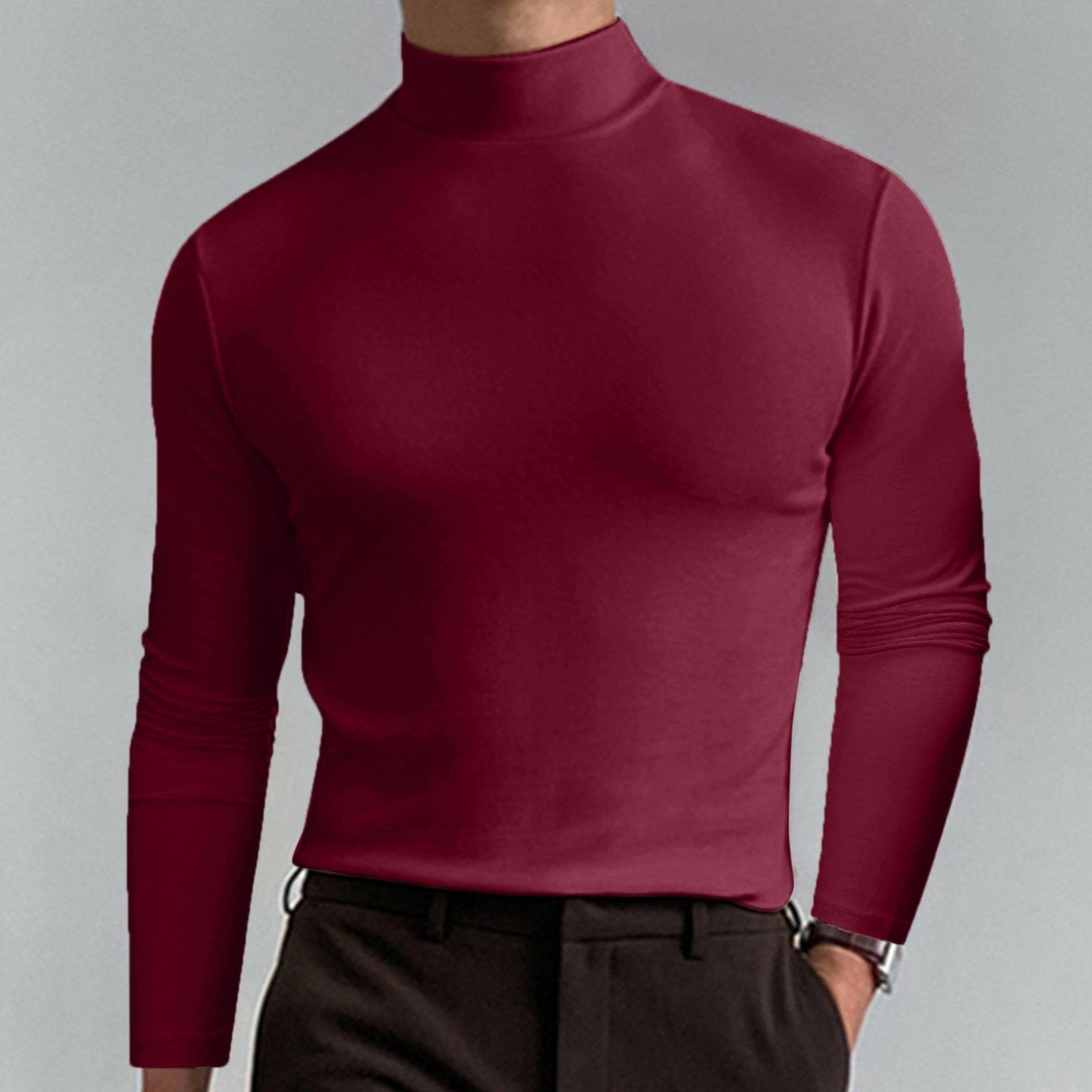 Camiseta de cuello alto