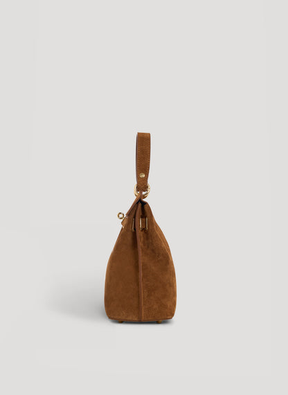 Borsa Giselle in Camoscio Cuoio