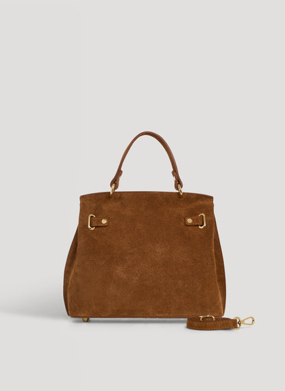Borsa Giselle in Camoscio Cuoio